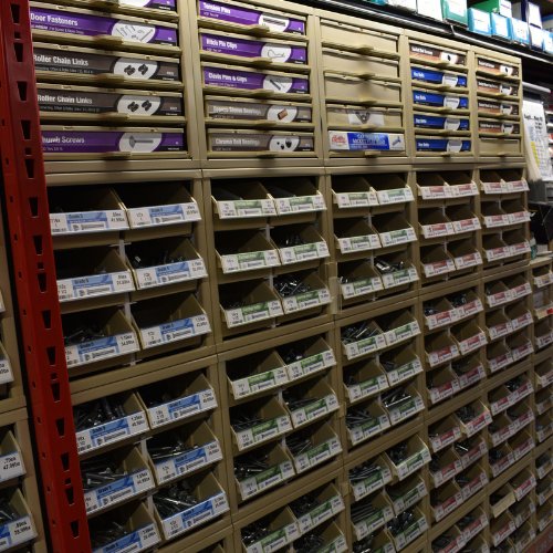 Hardware shelves