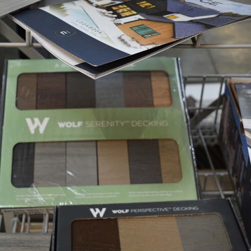 Wood flooring samples