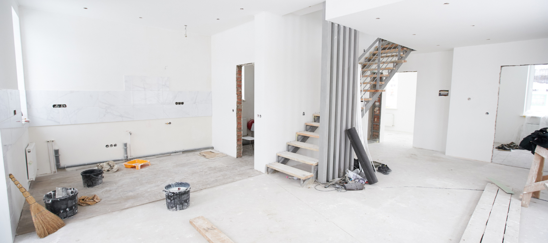 A room being renovated